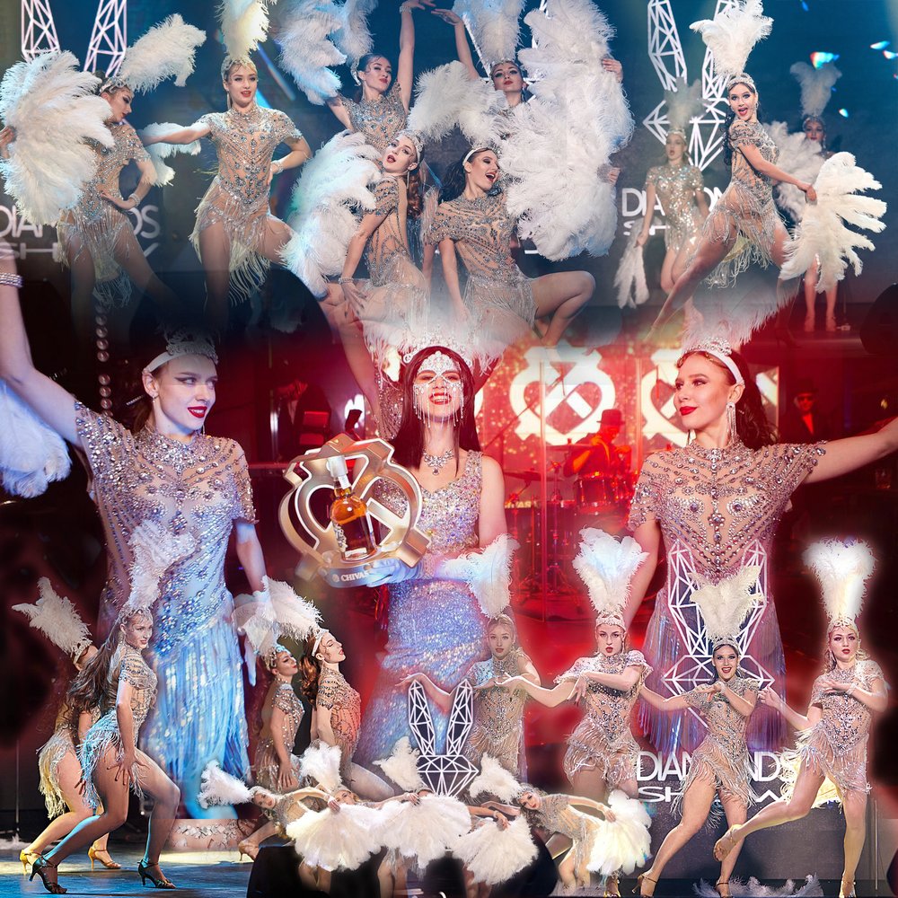 Tanzshows des Showballetts